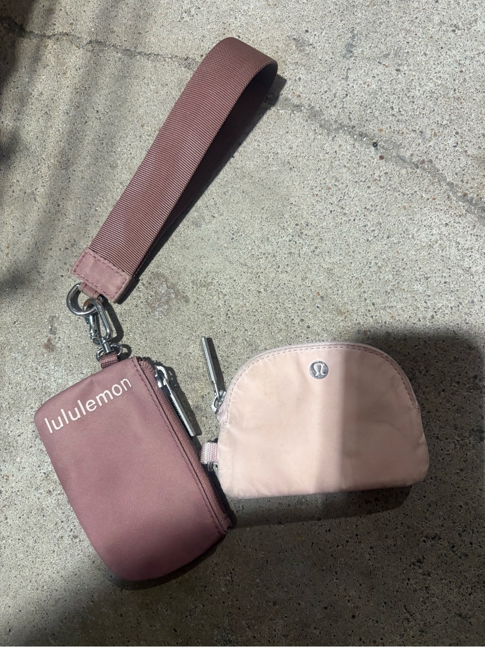 lululemon athletica Two-Tone Pink Wristlet Set - Mauve & Blush
